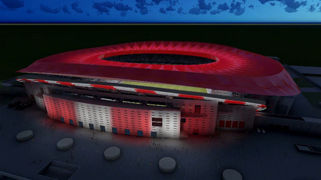 El nuevo estadio del Atlético de Madrid se iluminará con tecnología led