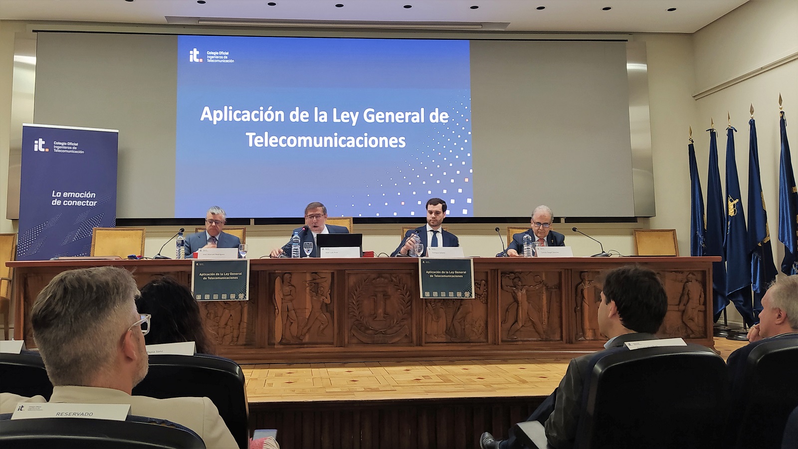 Presentación de la Ley Genral de Telecomunicaciones en el COIT