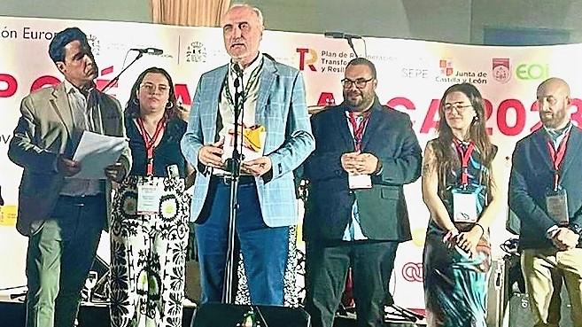Salvador Molina, presidente de MAD Fintech recoge el premio