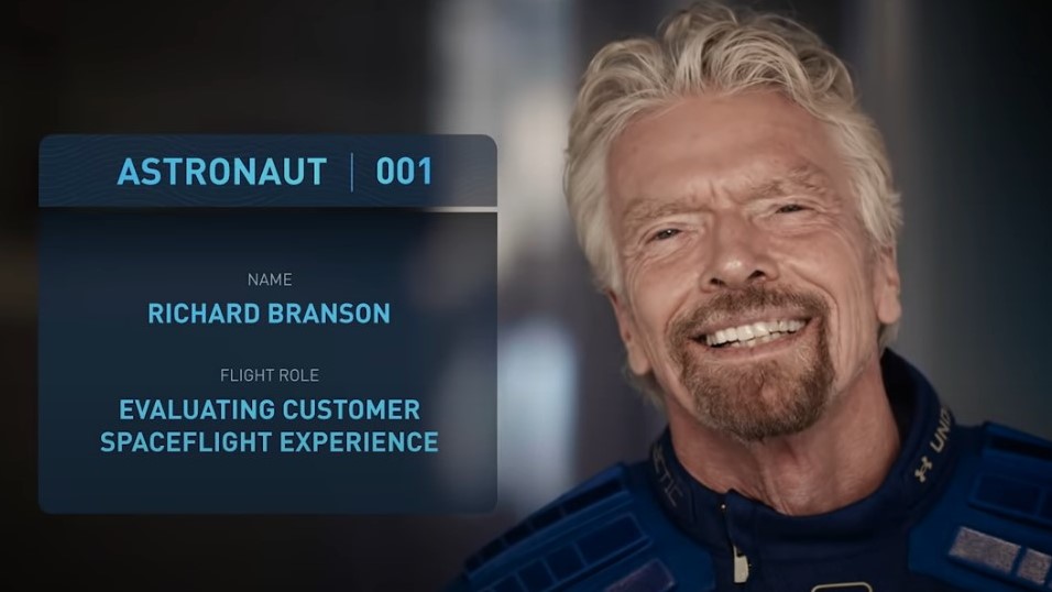 Richard Branson: Astronauta 001