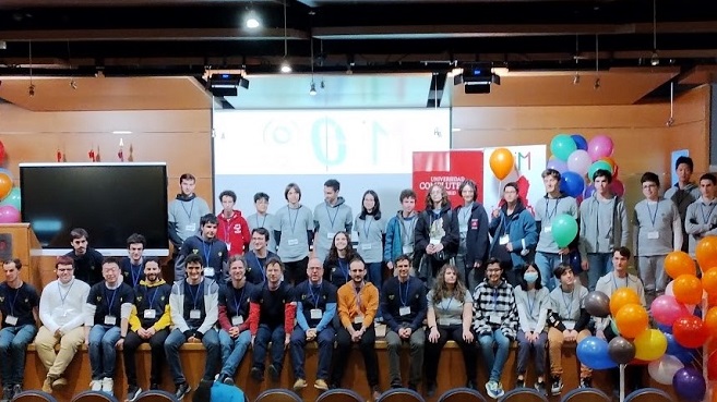 finalistas de las Olimpiadas de Informática de Madrid en la Universidad Complutense de Madrid