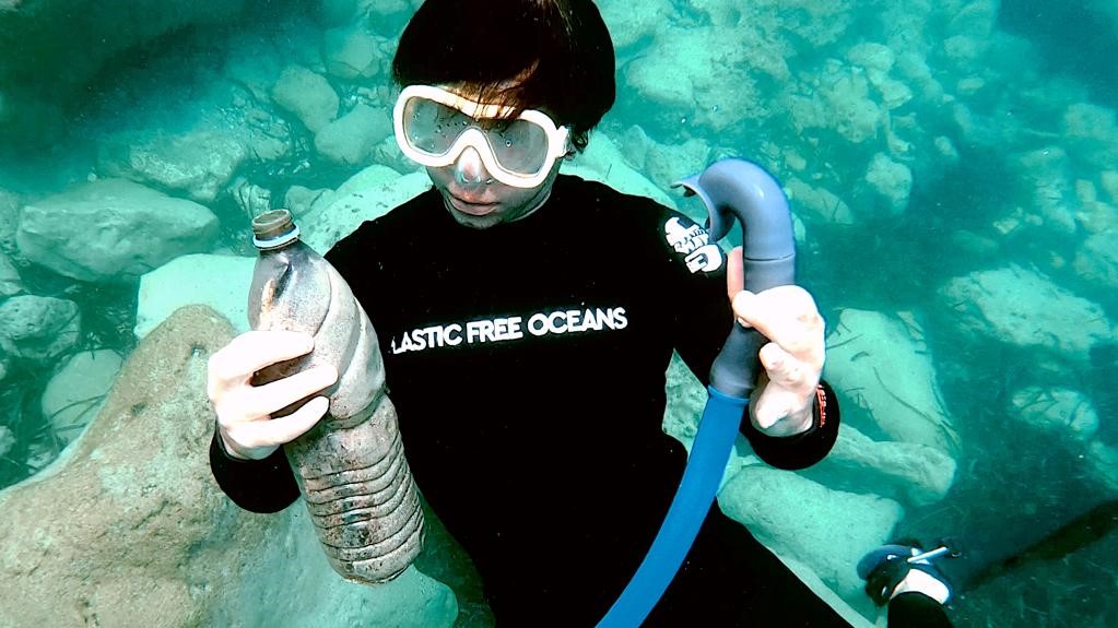 imagen de Keep Sea Blue, movimiento #Plasticfreeoceans