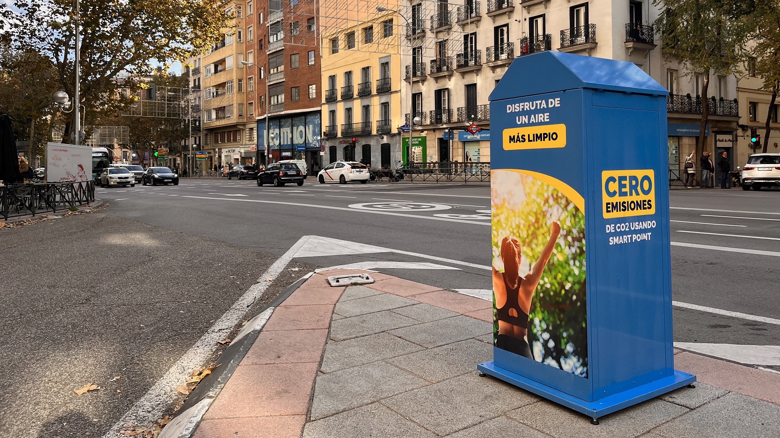 Smart Point en la Calle Princesa, Madrid