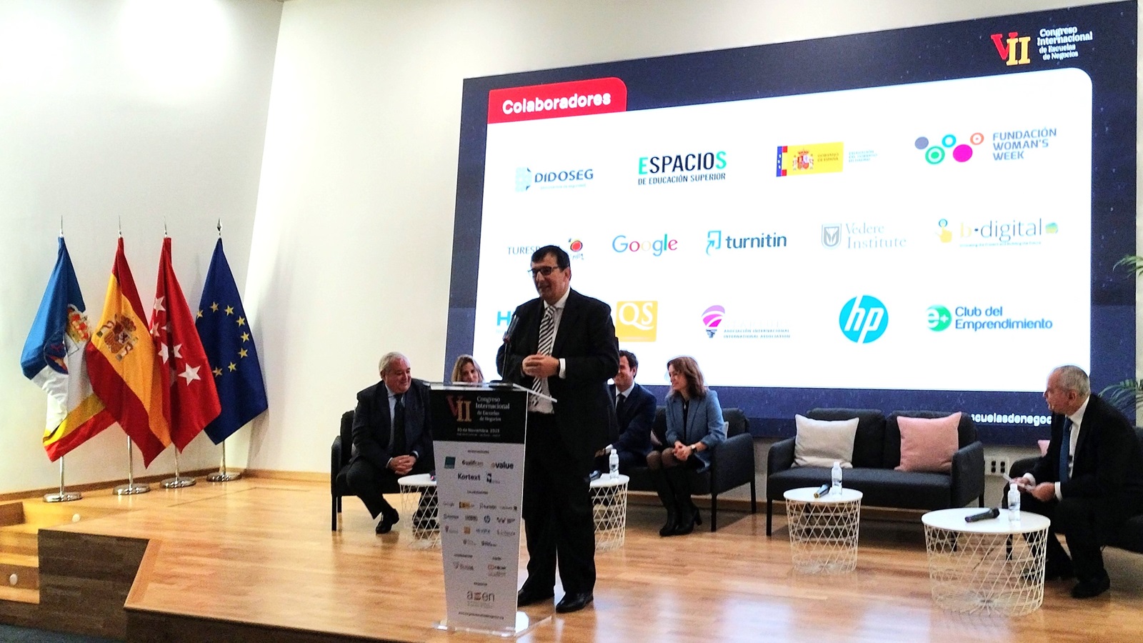 Antonio Alonso inaugura el Congreso Internacional de Escuelas de Negocio 2023