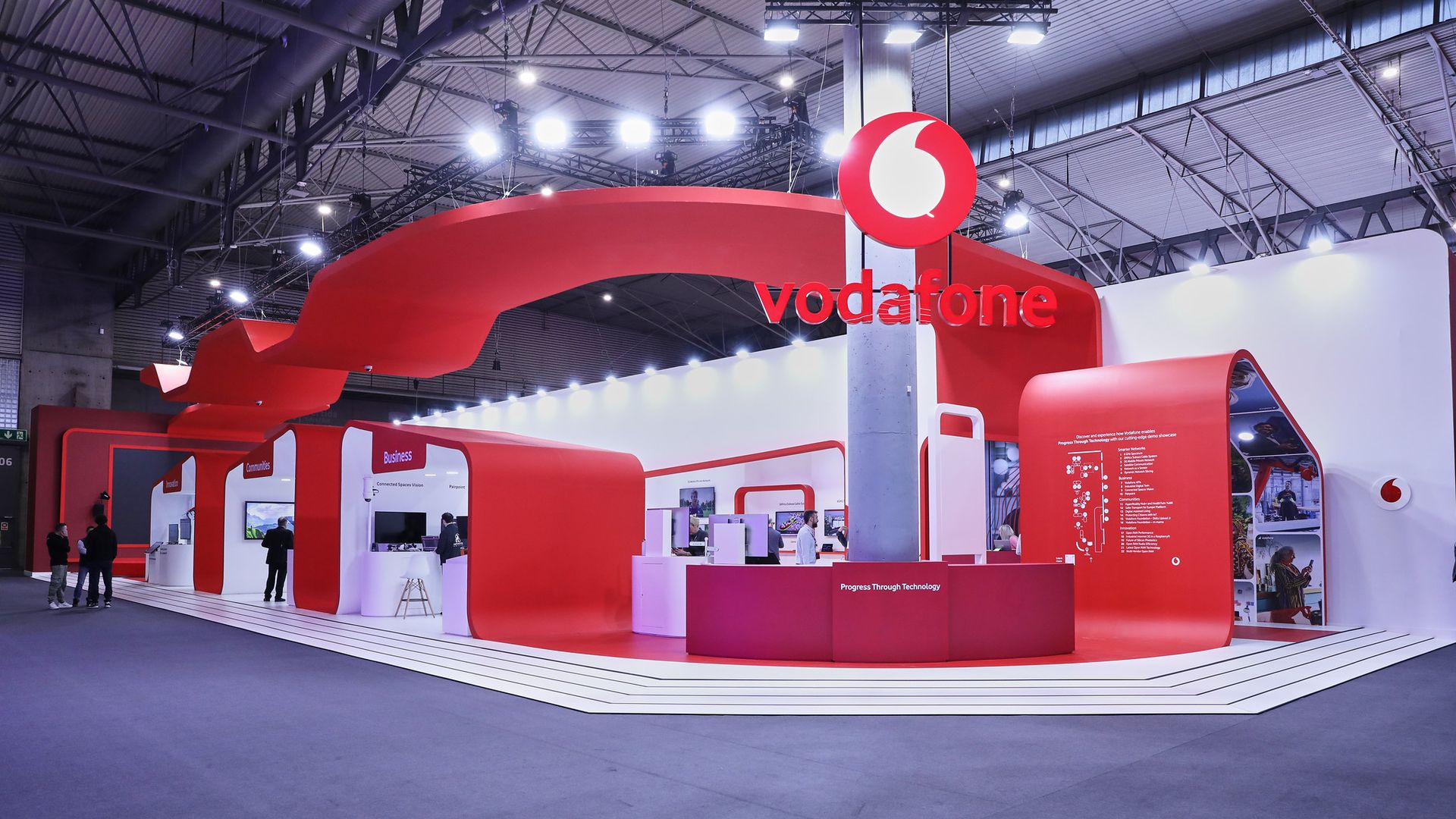 Stand de Vodafone MWC Barcelona 2024